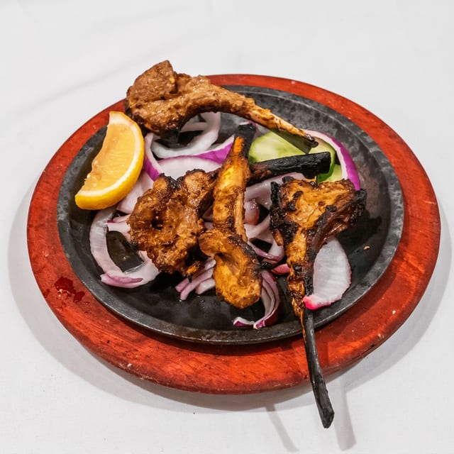 Tandoori Rack of Lamb.