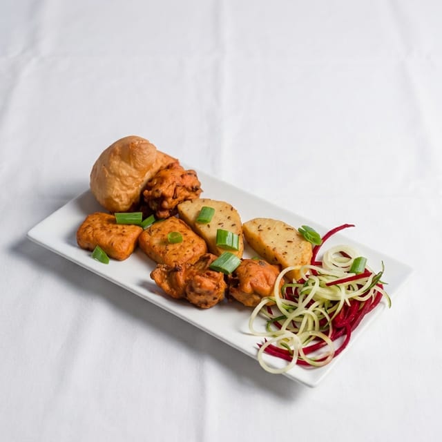 Nirvana Vegetarian Platter.