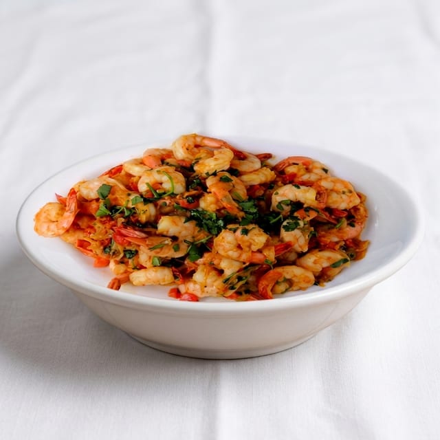 Shrimp Do Piaza.